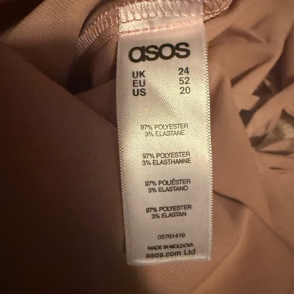 ASOS Dusty Pink Wrap Dress - Picture 5 of 5